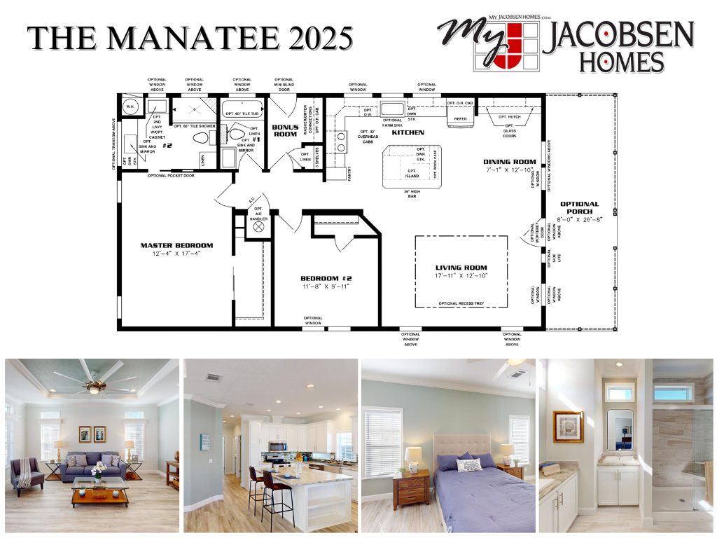 1280 SQ. FT. | 2 Bedroom | 2 Bath | 28' x 48'